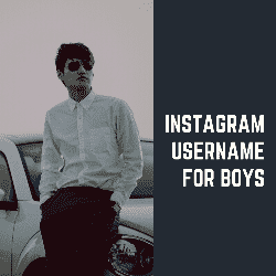 Instagram username for Boys